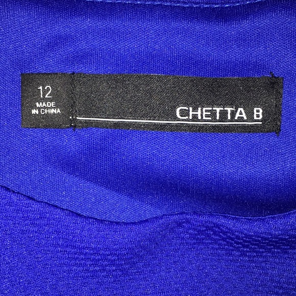 Short Sleeve Royal Blue Dress - Picture 4 of 4